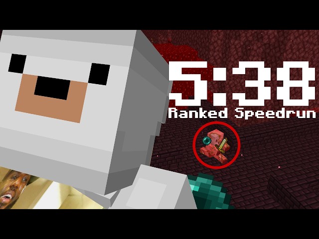 Choking the fastest ranked minecraft speedrun ever...