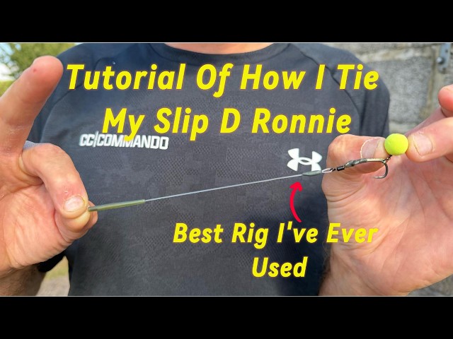 Tutorial of How I Tie my SLIP D RONNIE Rig | Carp Fishing 2026