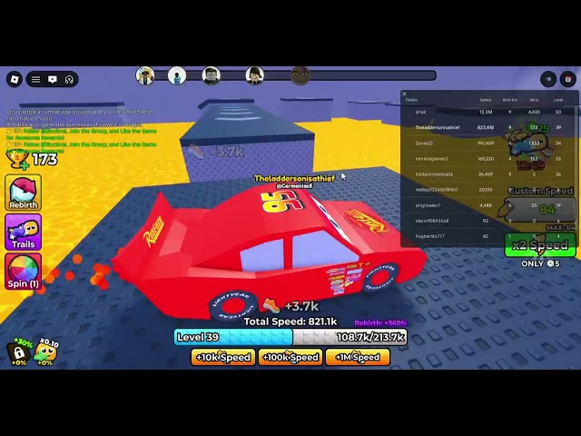 +1 Speed McQueen Escape