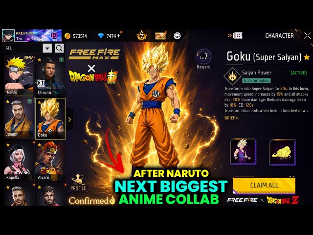 FREE FIRE × DRAGON BALL COLLAB DATE?🔥 -para SAMSUNG,A3,A5,A6,A7,J2,J5,J7,S5,S6,S7,S9,A10,A20,A30,A50