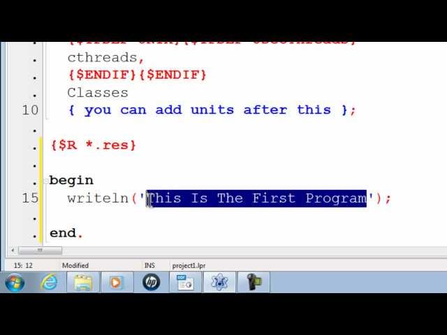 Free Pascal Program Tutorial 1 - Getting Started - Lazarus Download Link - Mac Windows Linux