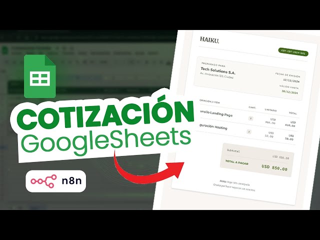 Automate Quotes with YOUR BRAND: Free and Unlimited (Google Sheets + n8n)