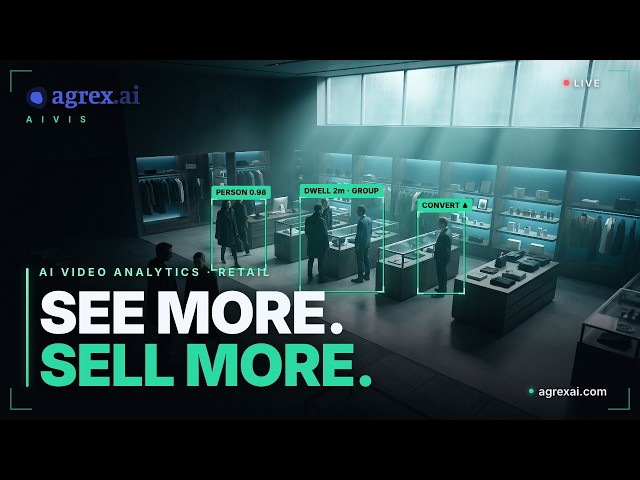 Agrex AIVIS — Agentic AI Video Analytics for Retail | See More, Sell More