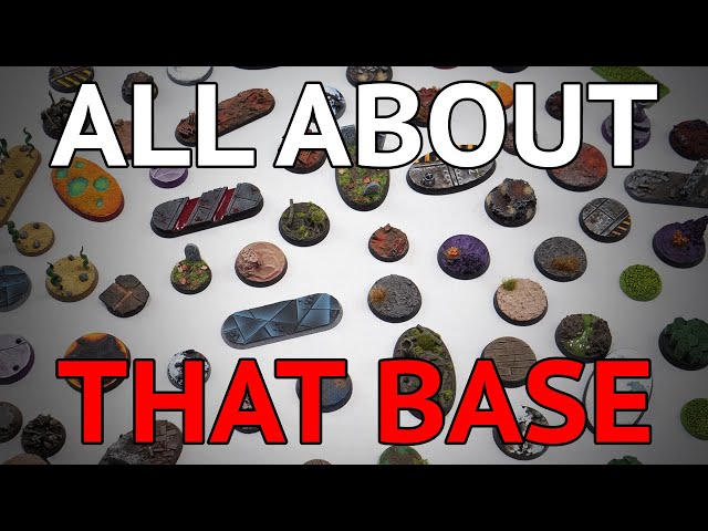 Most Miniature Bases SUCK! Here are Tips to Help!