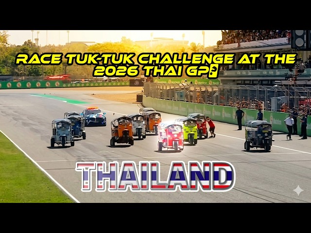 RACE Tuk-Tuk Challenge at the 2026 Thai GP🔴 #yb #tepe46 #marapthonrezaarap