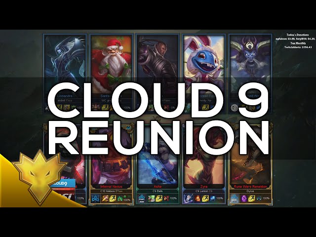 Meteos, Hai, Balls, Lemon & Dyrus - Cloud 9 Reunion - Dynamic Queue Funny Moments