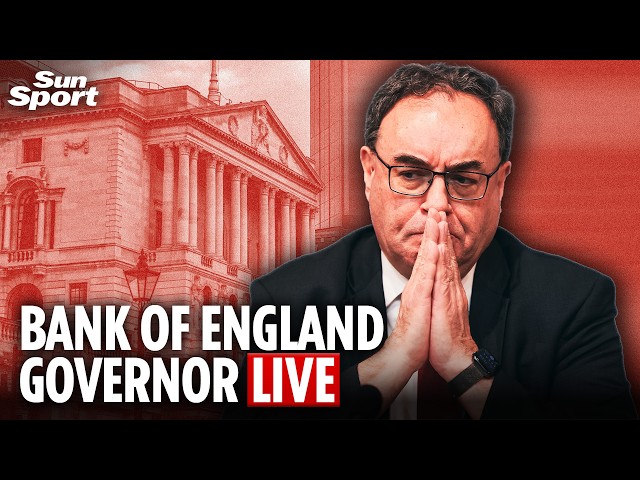 LIVE: Bank of England Governor Andrew Bailey speaks to House of Lords committee