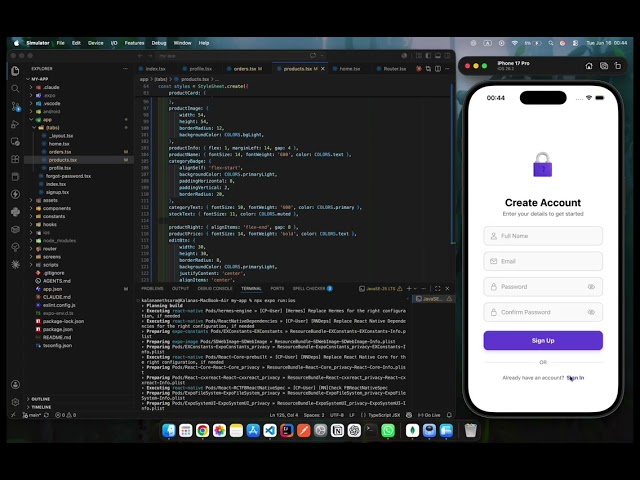 My First React Native App 🚀 | Admin Dashboard | Expo + TypeScript