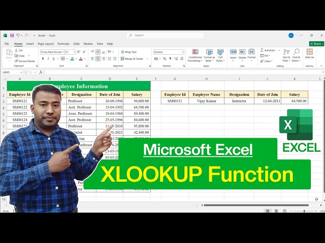 How to use XLOOKUP Function in MS Excel | XLOOKUP Formula in Excel