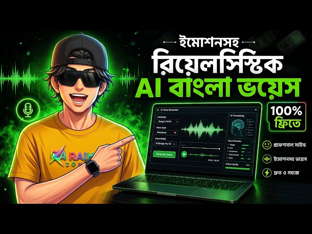 Ai দিয়ে রিয়েলিস্টিক ভয়েস তৈরি করুন🔥Free AI Voice Generator Bangla || RAIHAN_zone