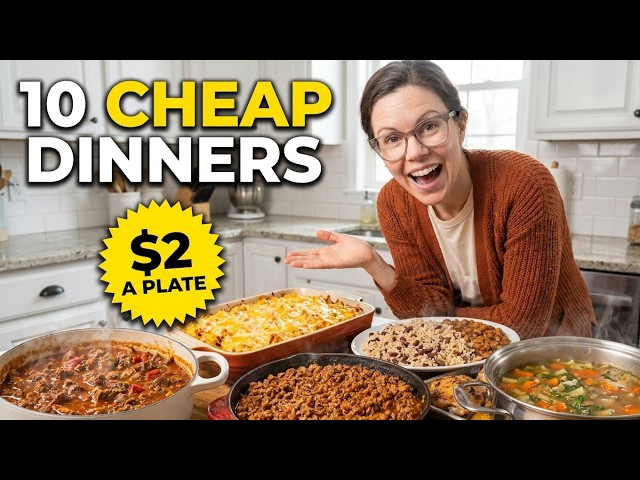 10 Cheap Dinners for When Money's Tight (Feeds the Whole Family)