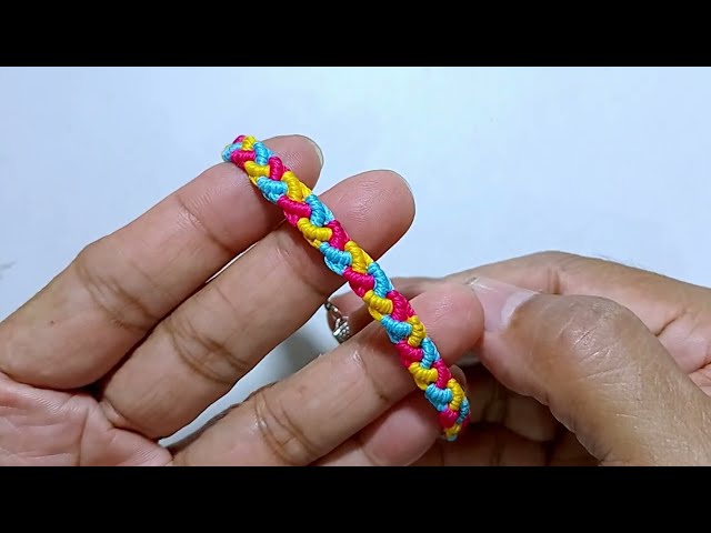 EASY SIMPLE MACRAME BRACELET TUTORIAL