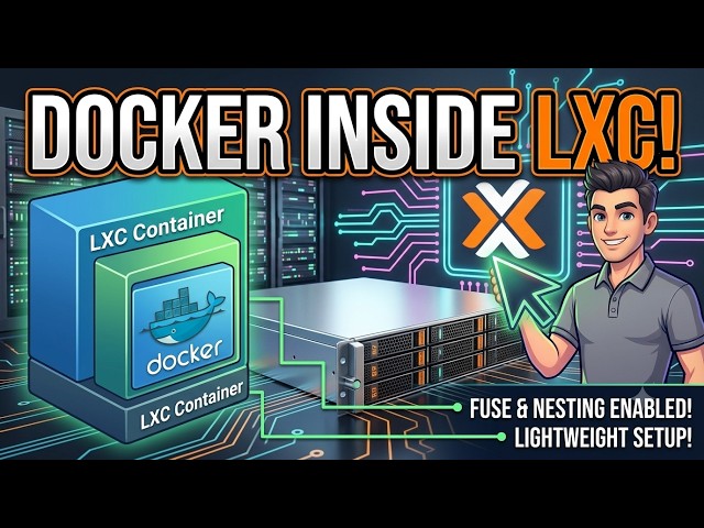 Install Docker on Proxmox LXC Container (Step-by-Step Guide)