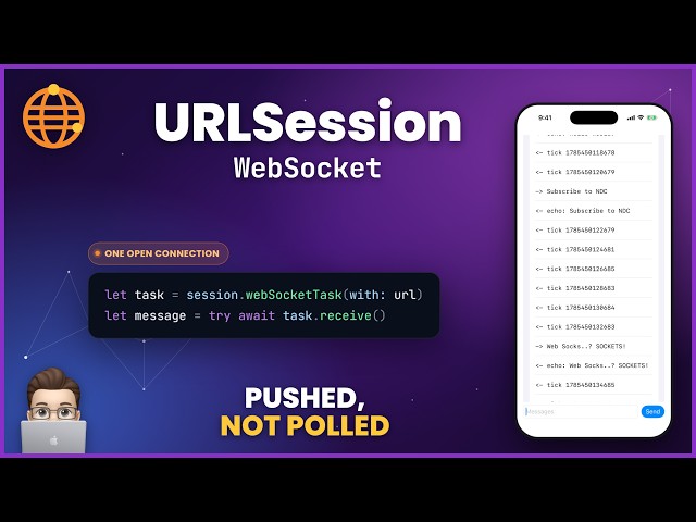 WebSockets in Swift 6 — Live Data, Your Own Server (2026)