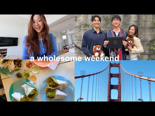 home in california ☀︎༄.°🏖️🌮  visiting san diego, lil bro's graduation, back w fam!