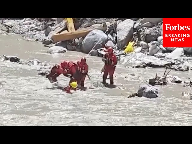 Recovery Crews Continue Operations In Gyirong, Tibet, After Devastating Flash Floods