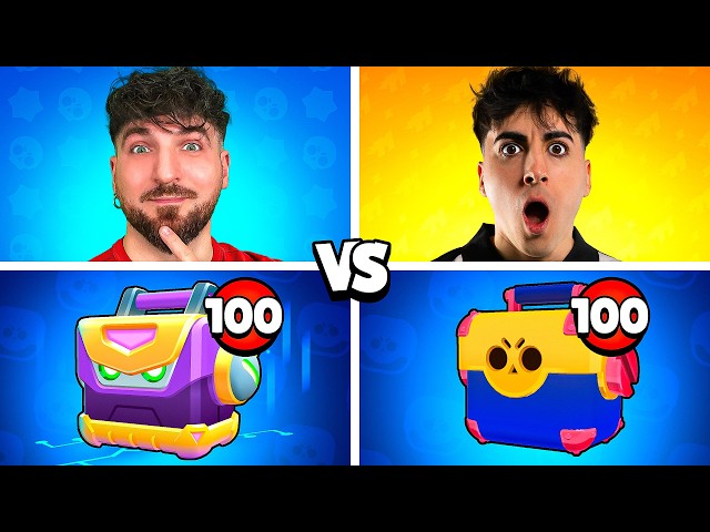 100 MECHA BOXES VS 100 MEGA BOXES !!! BEST LOOT IN BRAWL STARS #1