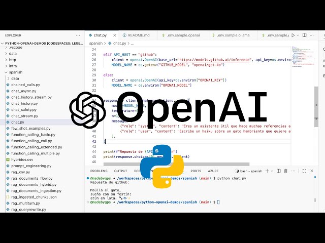 Guía de Repositorio Python + OpenAI Demos | Serie Python+AI