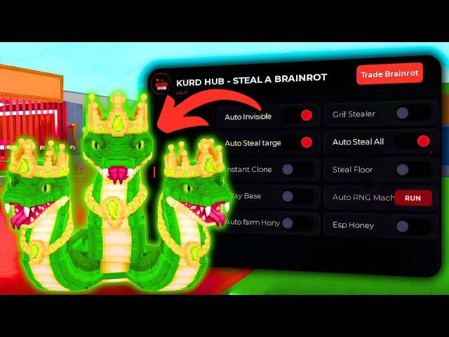 🧠THE BEST BRAINROT STEAL SCRIPT🧠|🔥AUTO REDEEM CODES🔥|🥶SPAWN BRAINROTS🥶|👻INVISIBLE👻|🎯AIMBOT🎯|