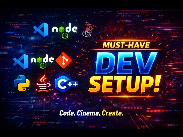 Complete Developer Setup for New Laptop | Tools, Software & Languages (2025)