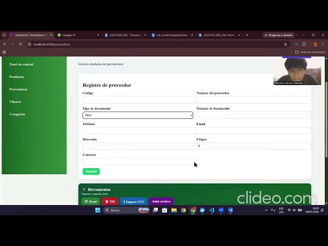 Implementación de Agrimarket con Docker Swarm | Angular + Spring Boot + SQL Server
