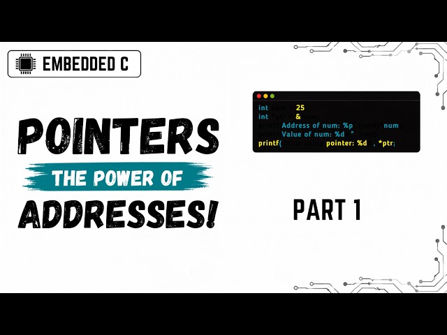 Pointers in C Explained | Part 1 | C Programming for Beginners