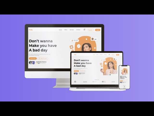 Responsive Food delivery Website Using HTML CSS & Javascript