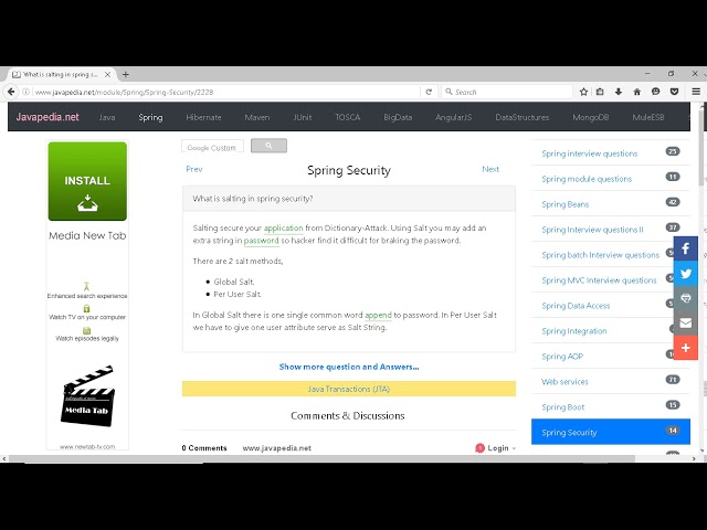 What is salting in spring security? | javapedia.net