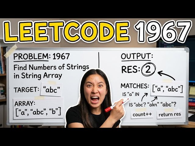 Don’t Use KMP 😱 | LeetCode 1967 Java