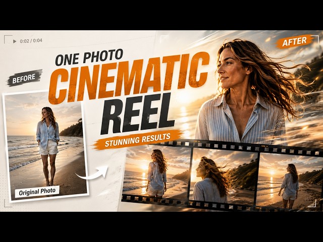Make Cinematic Reels & Shorts from a Single Photo | PowerDirector App