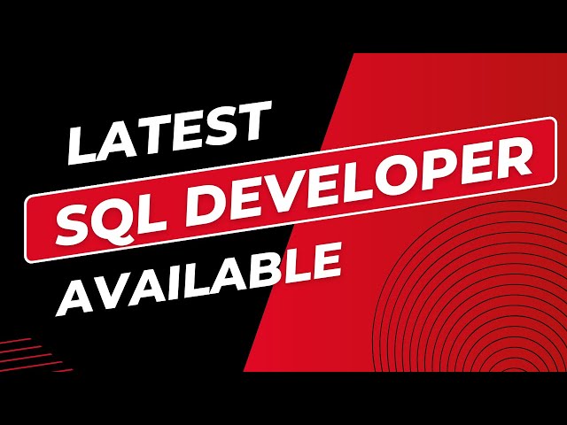 New Oracle SQL Developer with JDK 9 Included