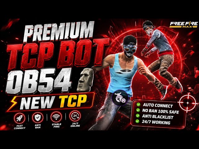 NEW OB54 UPDATED TCP BOT 🤗🔥 || NEW UPDATE TCP BOT || MG24 GAMER #freefire #tcpbot #afterob53_updat 