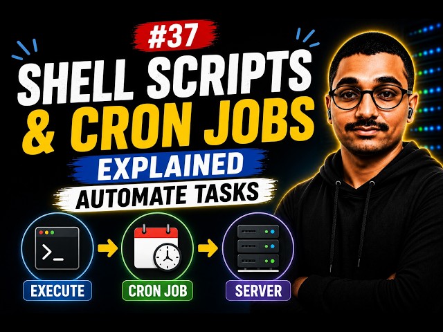 Video 37 | Shell Scripts & Cron Jobs Explained | Automate Any Task | Algo Deployment Series – Part 6