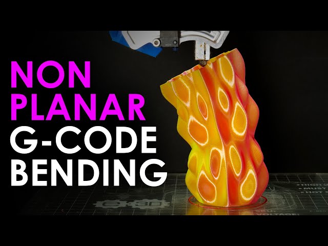 NON-PLANAR 3D Printing by BENDING G-Code