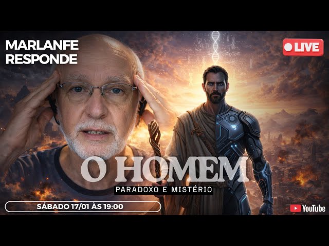 PARTE 1 - LIVE  - "O HOMEM, PARADOXO E MISTÉRIO" - PROFESSOR MARLANFE RESPONDE - 17/01/2026