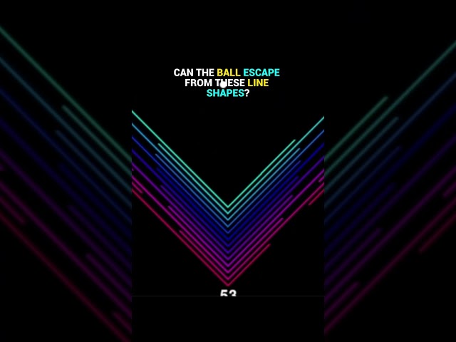 Physics Simulation That's Oddly Satisfying #relaxing #python #shorts