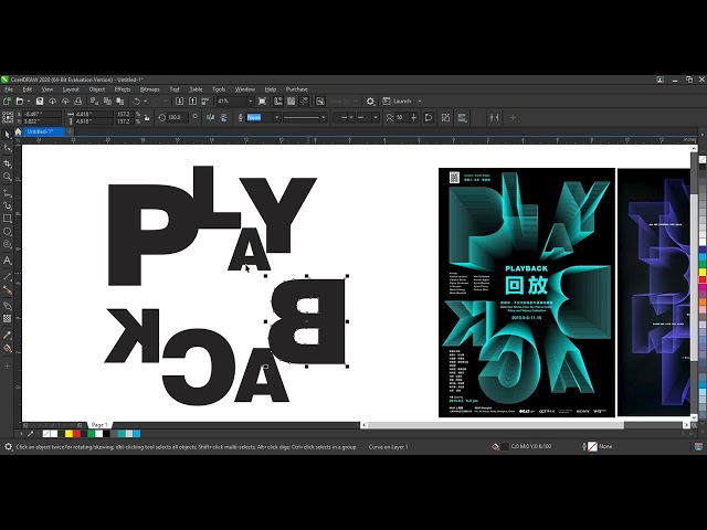 Typography Tutorial for Beginners -  Text Effect Using Coreldraw