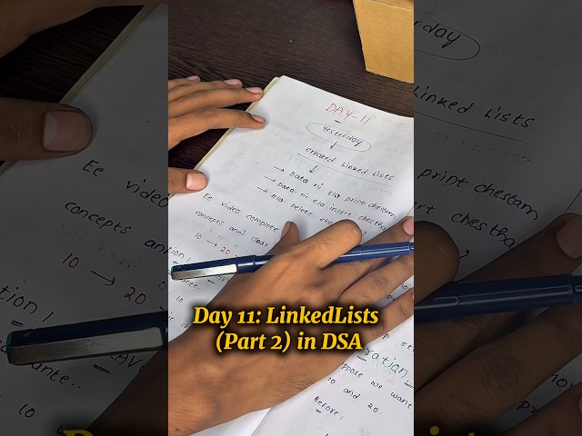 Day 11: LinkedLists #python #dsa