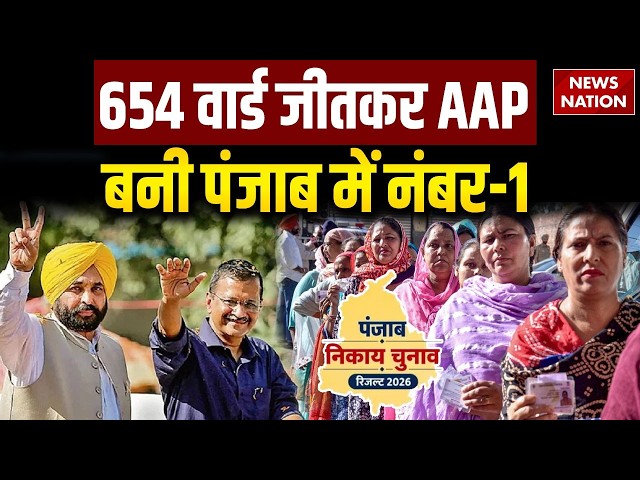 Punjab Municipal Election Result 2026: 954 Wards में जीती AAP | Arvind Kejriwal | Bhagwant Mann