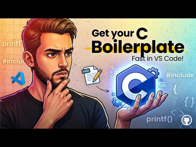 How to set boilerplate in vscode for C.#cprogramming #cprogrammingquestions