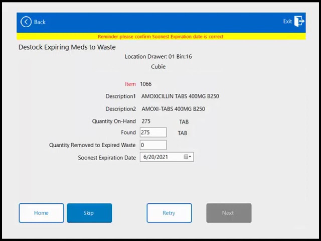 Managing expired items in Cubex