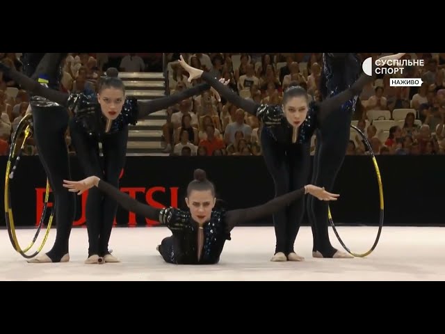 Group Team Ukraine 3 Hoops/4 Clubs Qual 27.450 - World Championships Frankfurt 2026