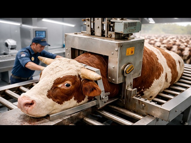 Proceso de producción de carne de res en EE.UU.: millones de vacas al año en un solo sistema