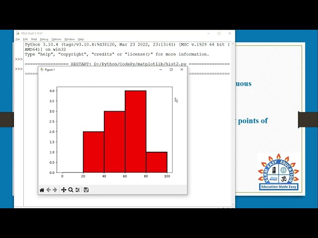 Histogram(2) matplotlib in Python Programming in Tamil