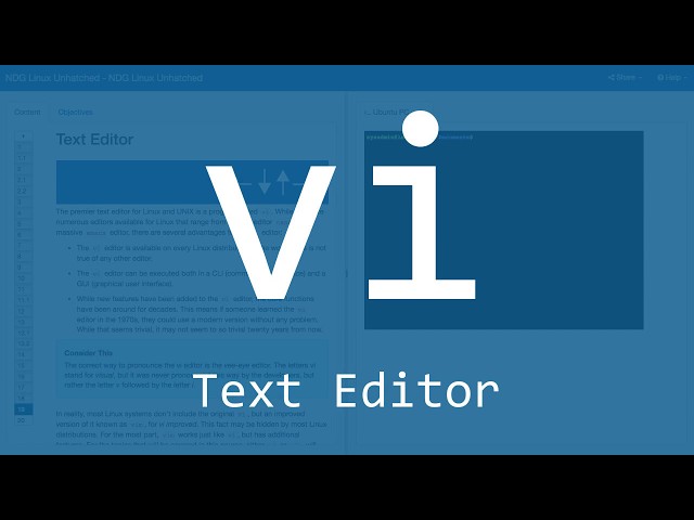 Linux Command Tutorial: The vi Command