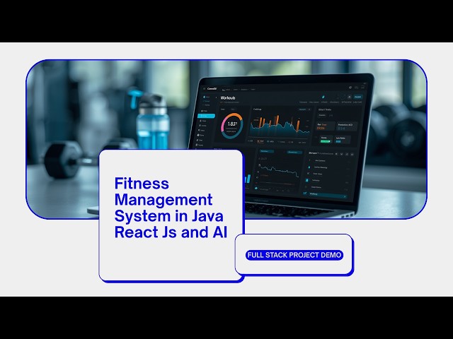 Fitness Management System using ReactJS & Spring Boot | Full Stack Project Demo
