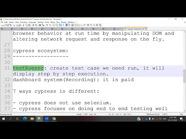 Cypress Beginner Part 1 In telugu