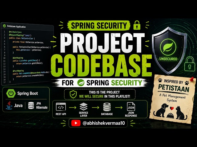 Chapter-01: The Project We Will Secure | Spring Security