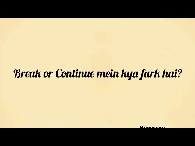Confused between Break & Continue in JavaScript?  #frontend #fullstack #javascript #coding 