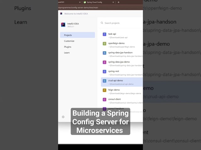 Spring Config Server #microservices #coding #springboot #java #programming #technology #springcloud